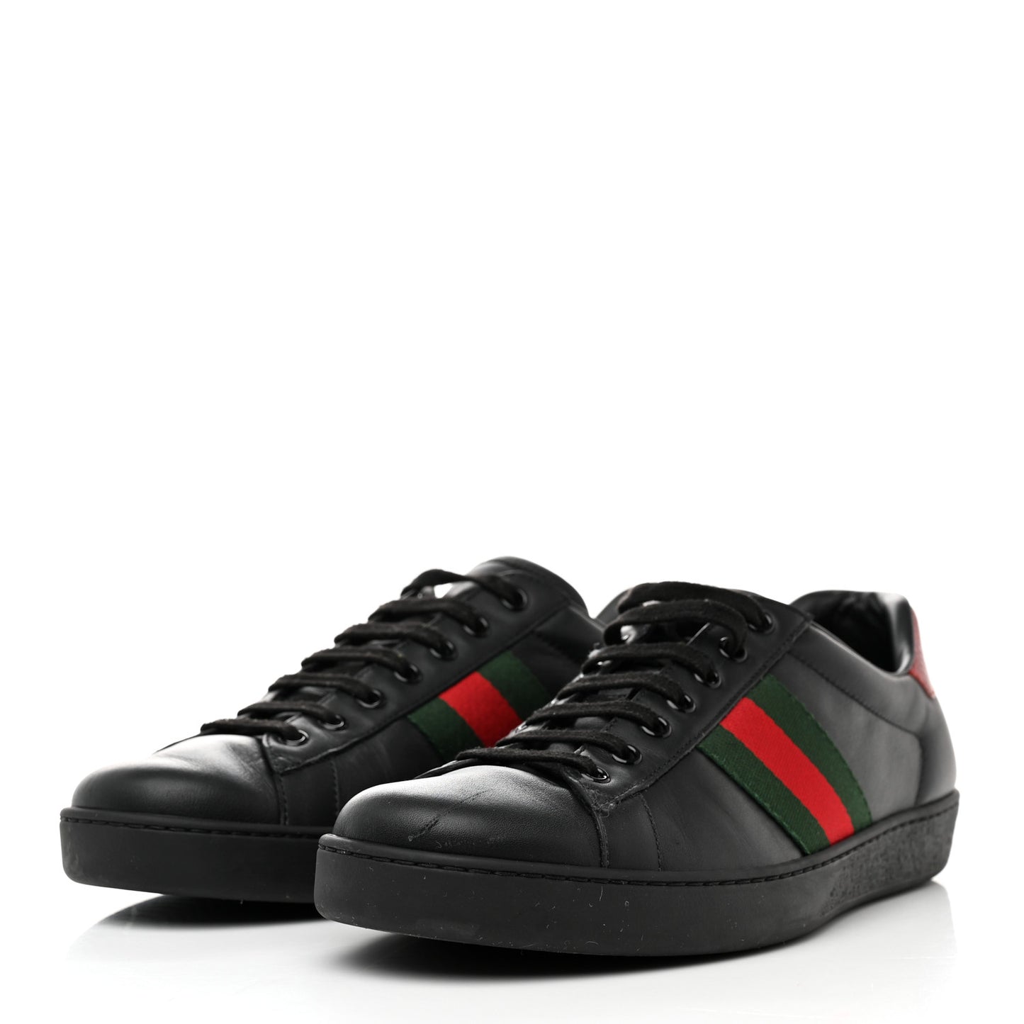Miro Soft Calfskin Ayers Web Mens Ace Sneakers 9 Black Rosso