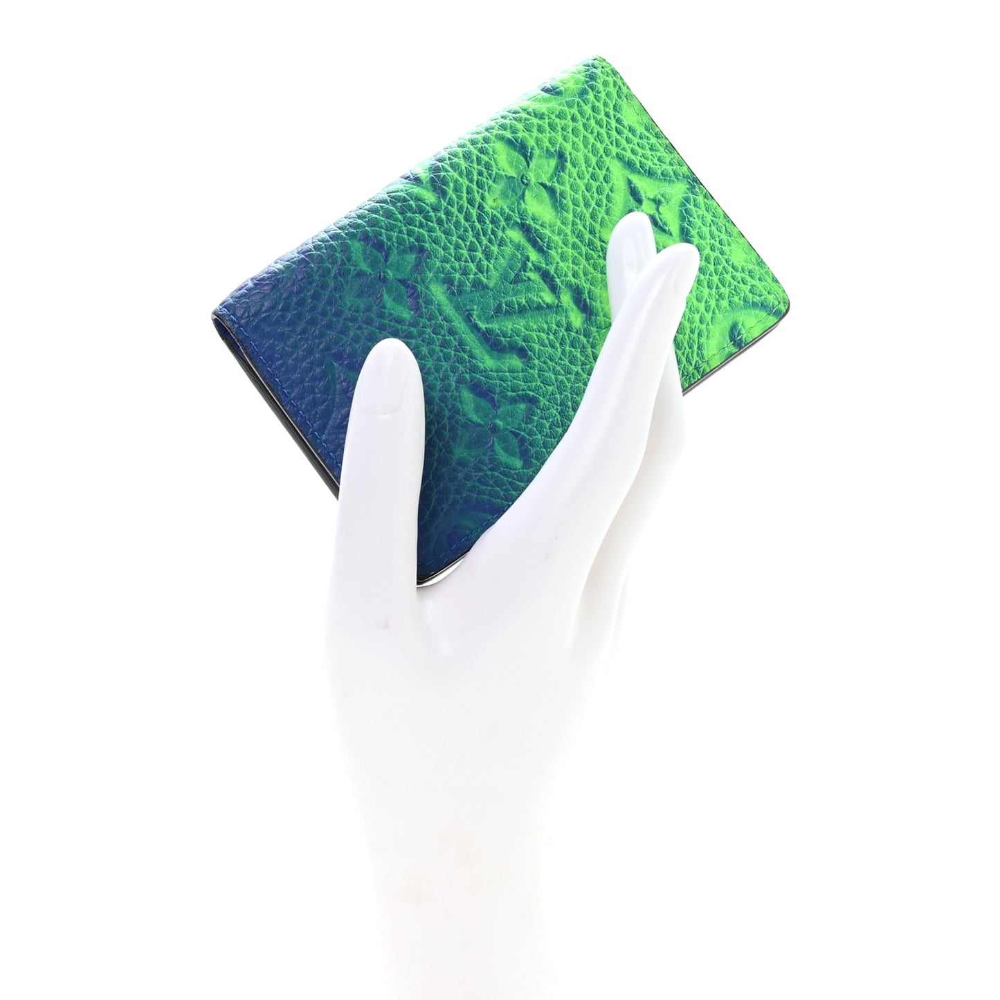 Taurillon Illusion Pocket Organizer Bleu Vert