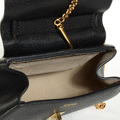Chloe Grained Lambskin Nano Drew Shoulder Bag Black 5 of 8