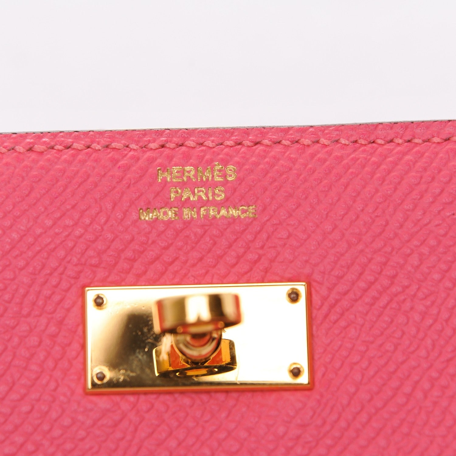 Hermes Epsom Kelly Medium Wallet Rose Azalee 6 of 15