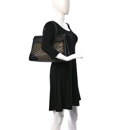 Goyard Goyardine Saigon Tote Black 2 of 10