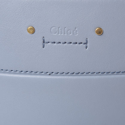 Chloe Smooth Calfskin Mini Roy Bucket Bag Washed Blue 6 of 9