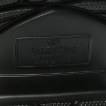 Valentino Garavani Rubber Atelier 03 Rose Edition 30/50mm Tall Rainboots 37 Black 6 of 7