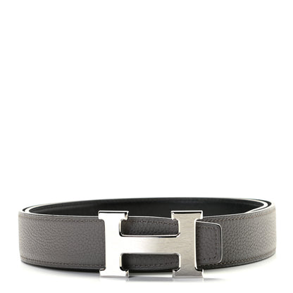 Hermes Box Togo 32mm H Belt 85 Black Etain 1 of 3