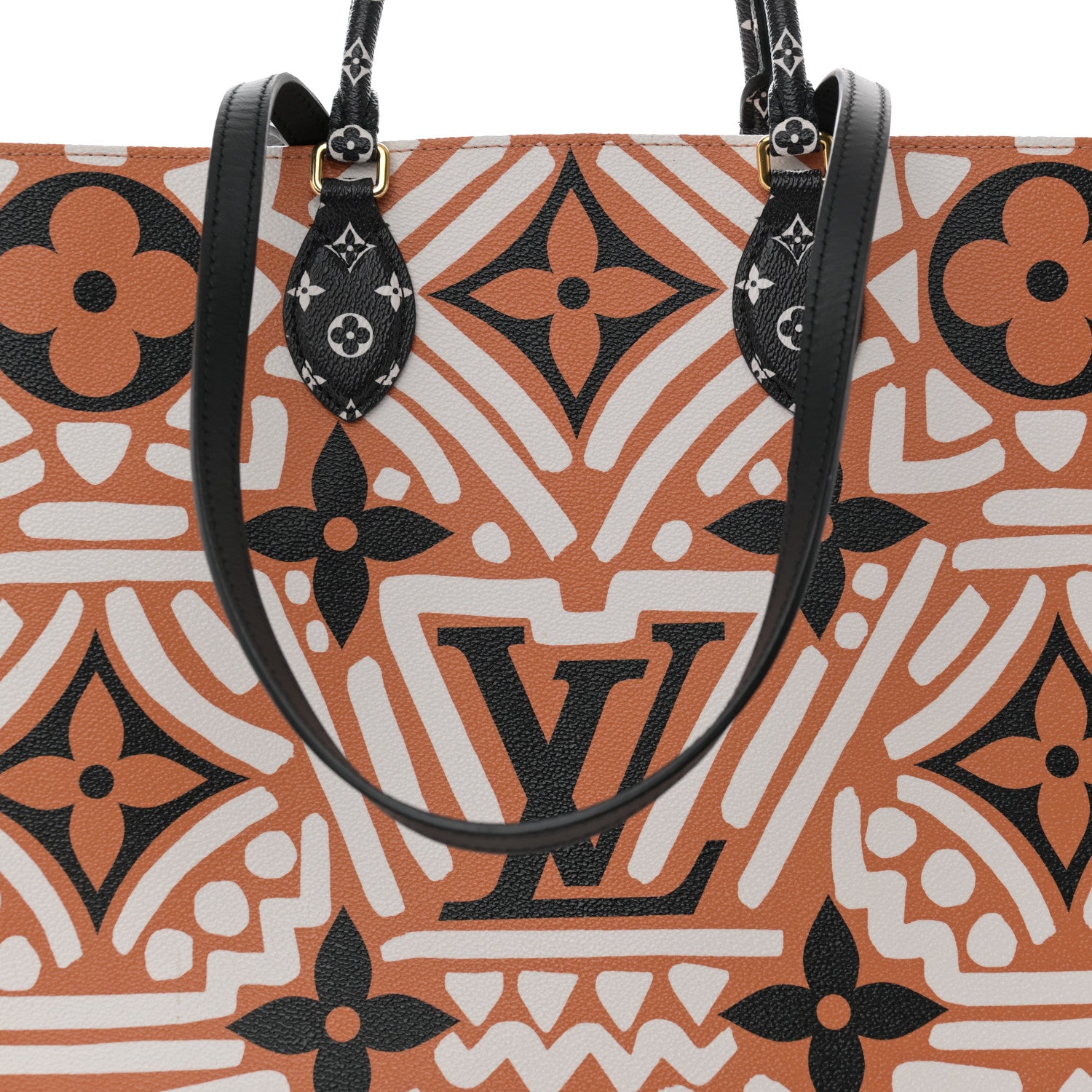 Louis Vuitton Monogram Giant Crafty Onthego GM Crème Caramel 8 of 10