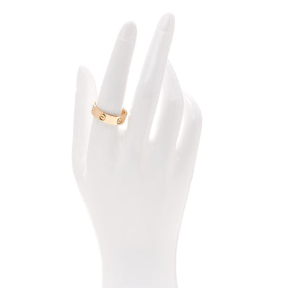 Cartier 18K Yellow Gold 5.5mm LOVE Ring 58 8.5 2 of 5