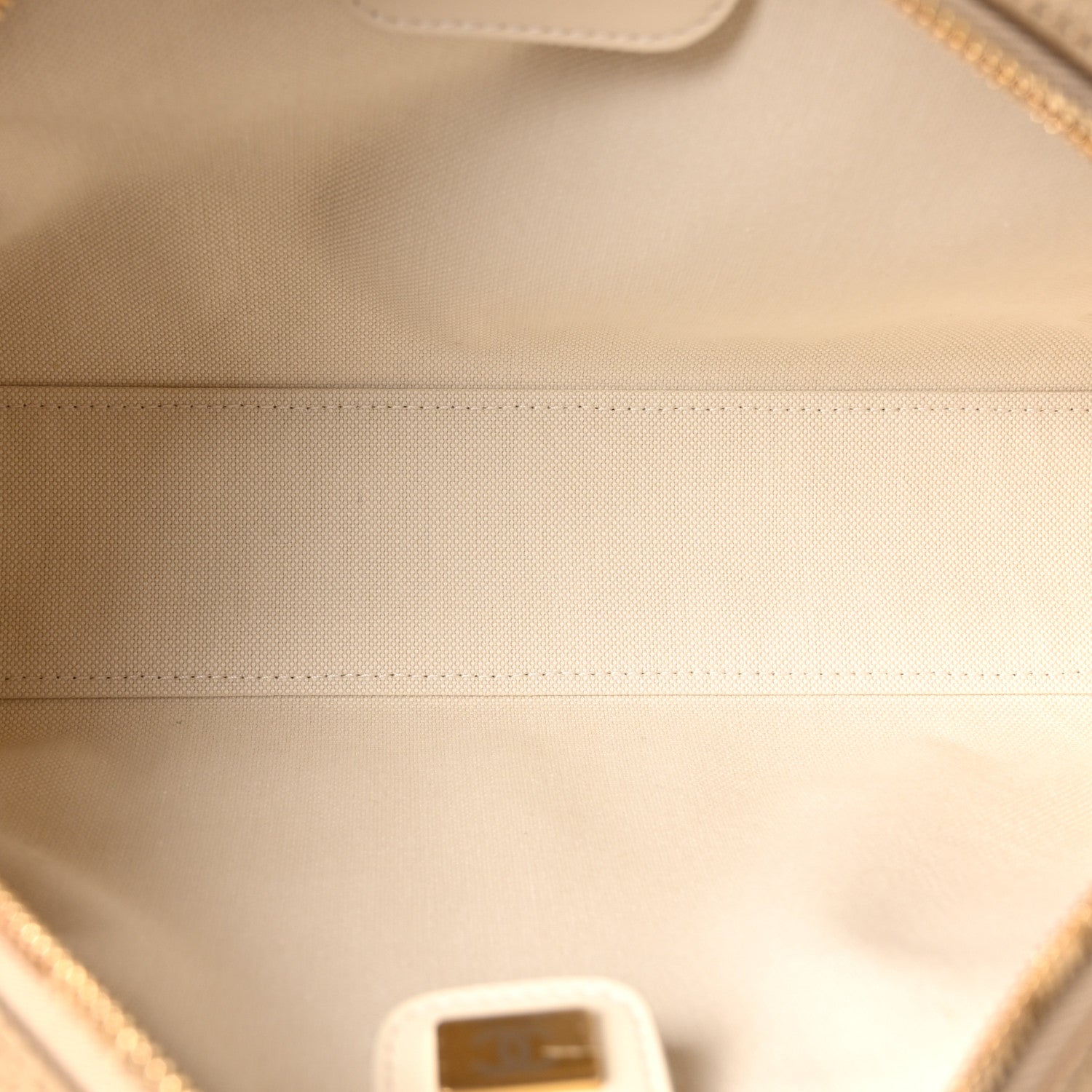 Chanel Suede Calfskin Large Perfect Bowling Bag Dark Beige 5 of 11