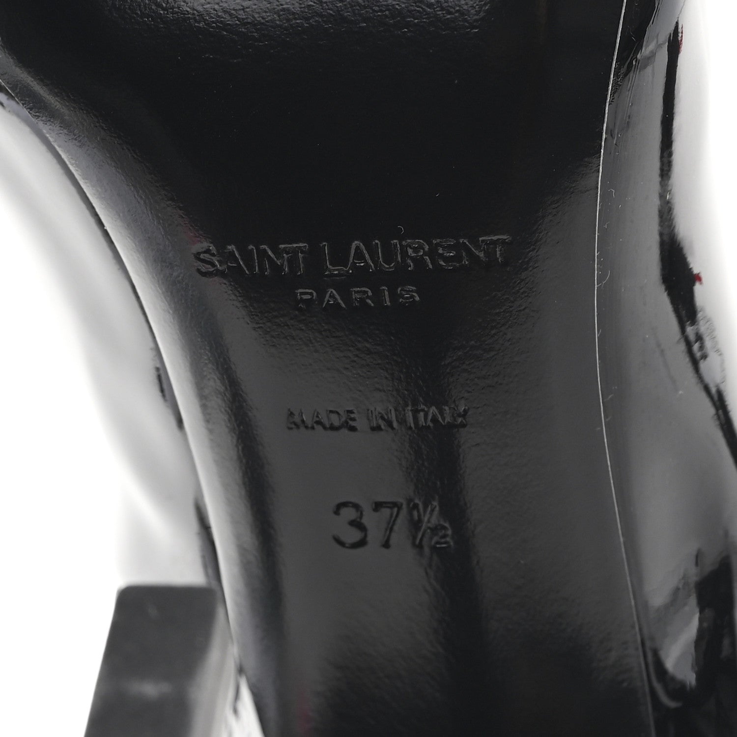 Saint Laurent Patent Silvana 110mm Pumps 37.5 Black 7 of 10