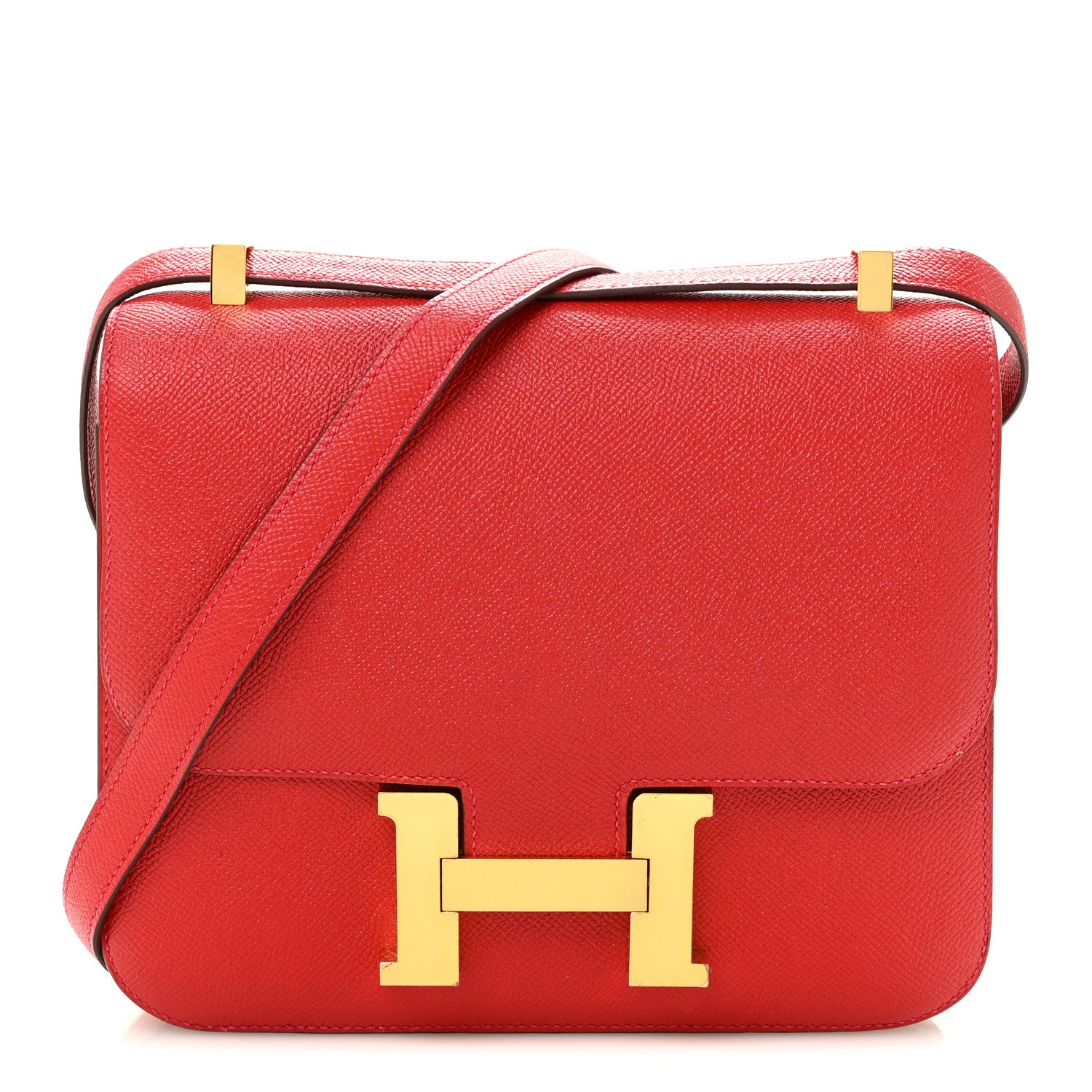 Hermes Epsom Constance 24 Rouge Casaque 1 of 10
