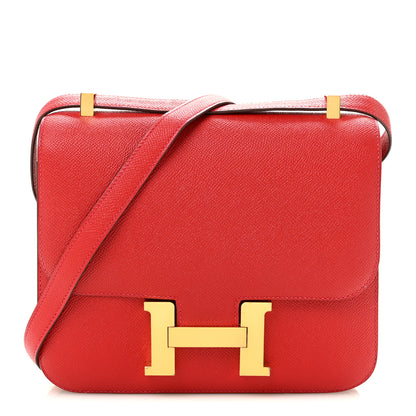 Hermes Epsom Constance 24 Rouge Casaque 1 of 10