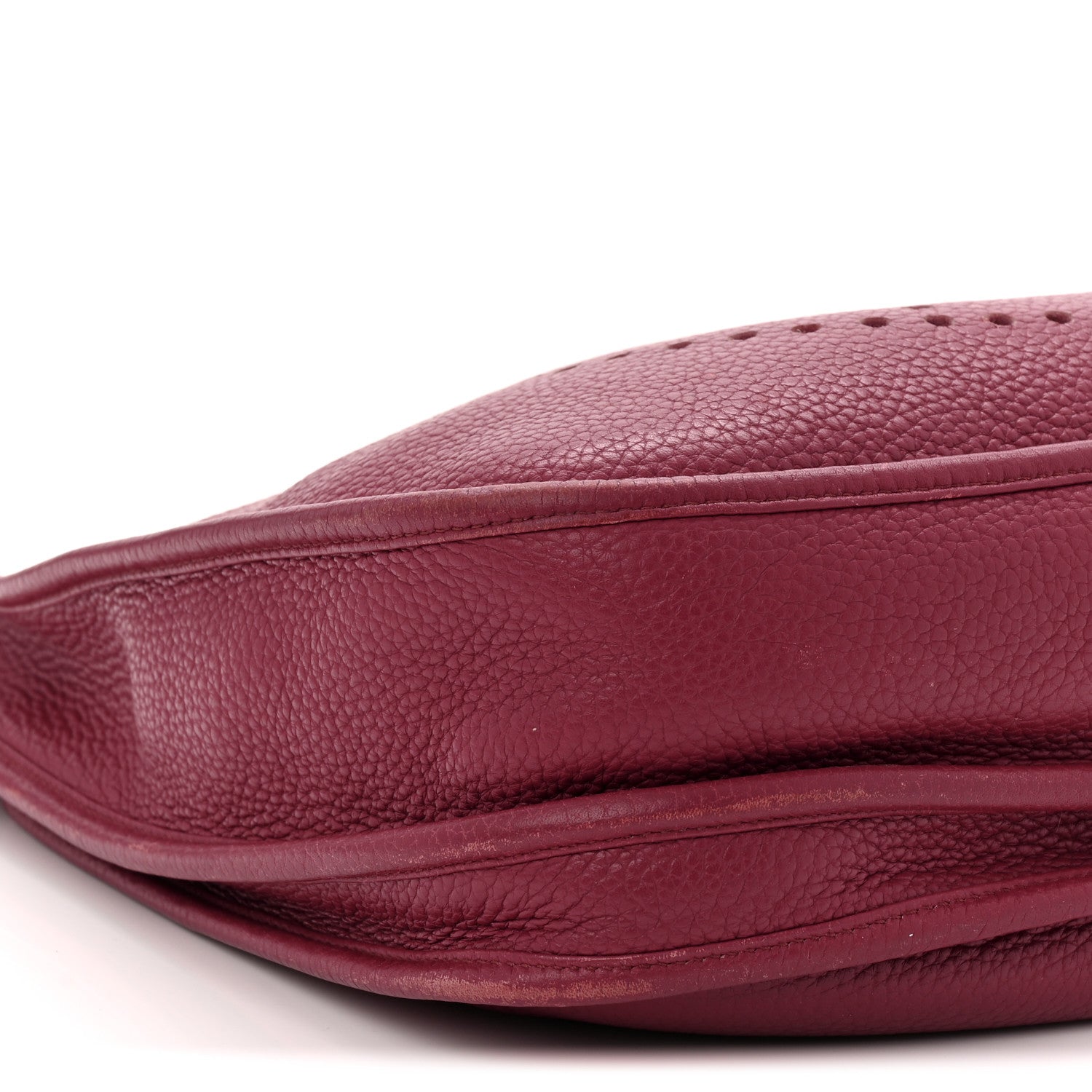 Hermes Taurillon Clemence EVELYNE III PM Rouge Grenat 9 of 11