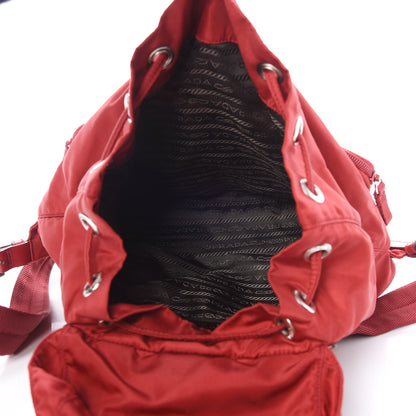 Prada Nylon Vela Small Backpack Rosso 5 of 8