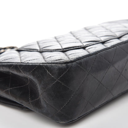 Chanel Lambskin Quilted Medium Double Flap Black 16 of 21