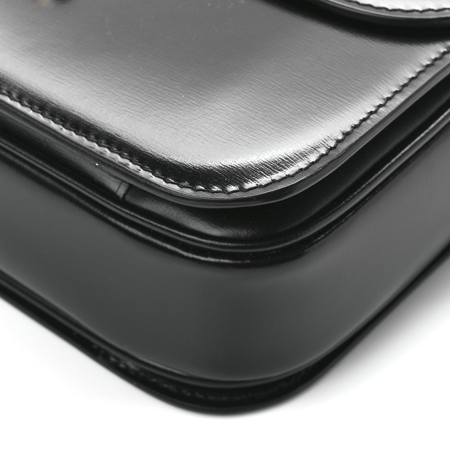 Celine Shiny Calfskin Medium Triomphe Black 11 of 11