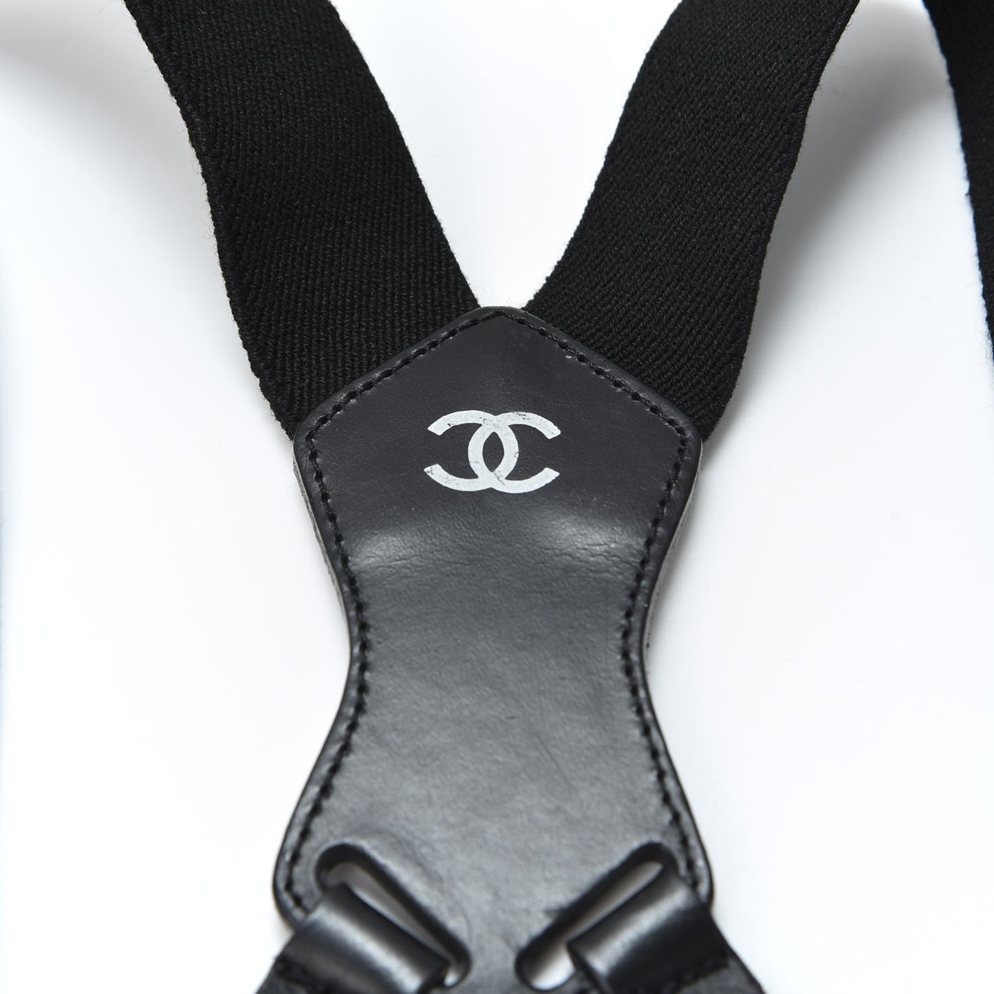 Logo Suspenders Black White
