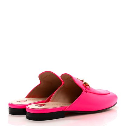 Gucci Calfskin Womens Princetown Slippers 35.5 Fuxia Fluo 4 of 8