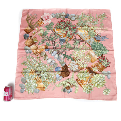 Hermes Silk Jardin Secret Scarf 90 2 of 7
