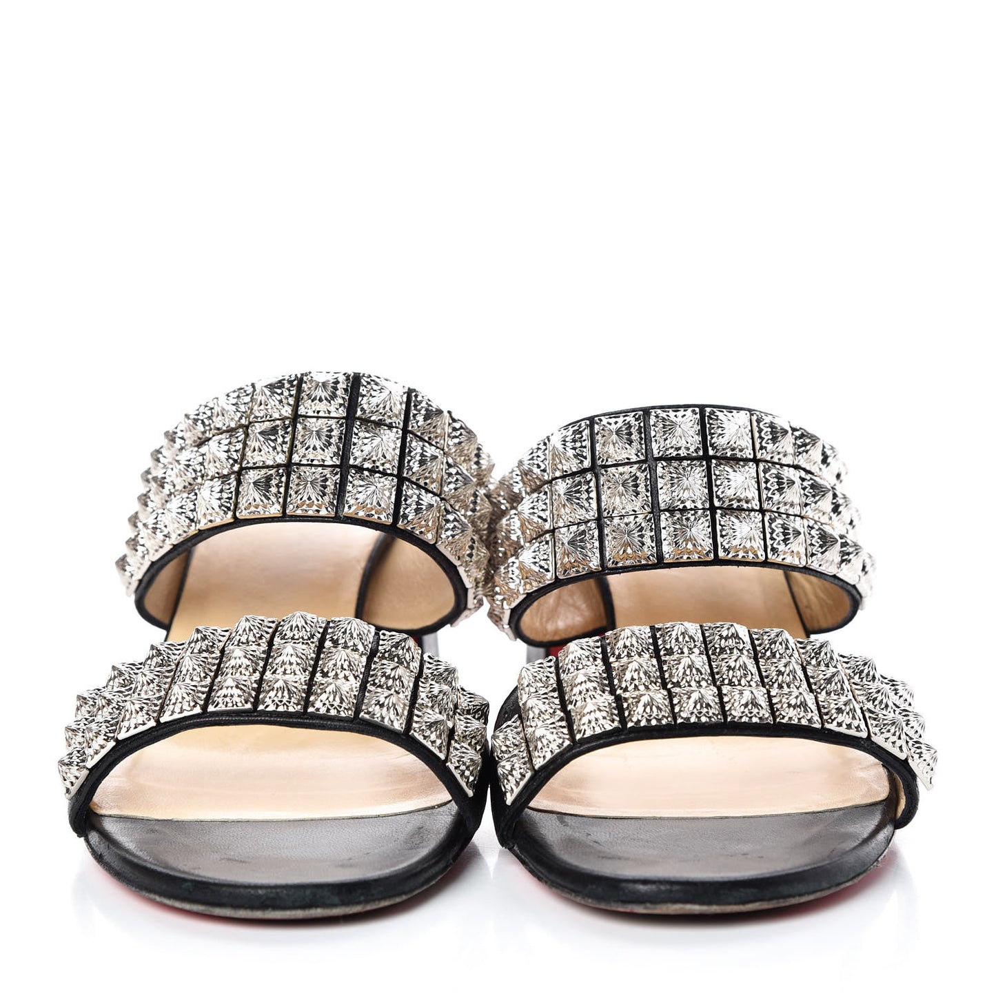 Nappa Myriadiam 55 Slide Sandals 40 Black