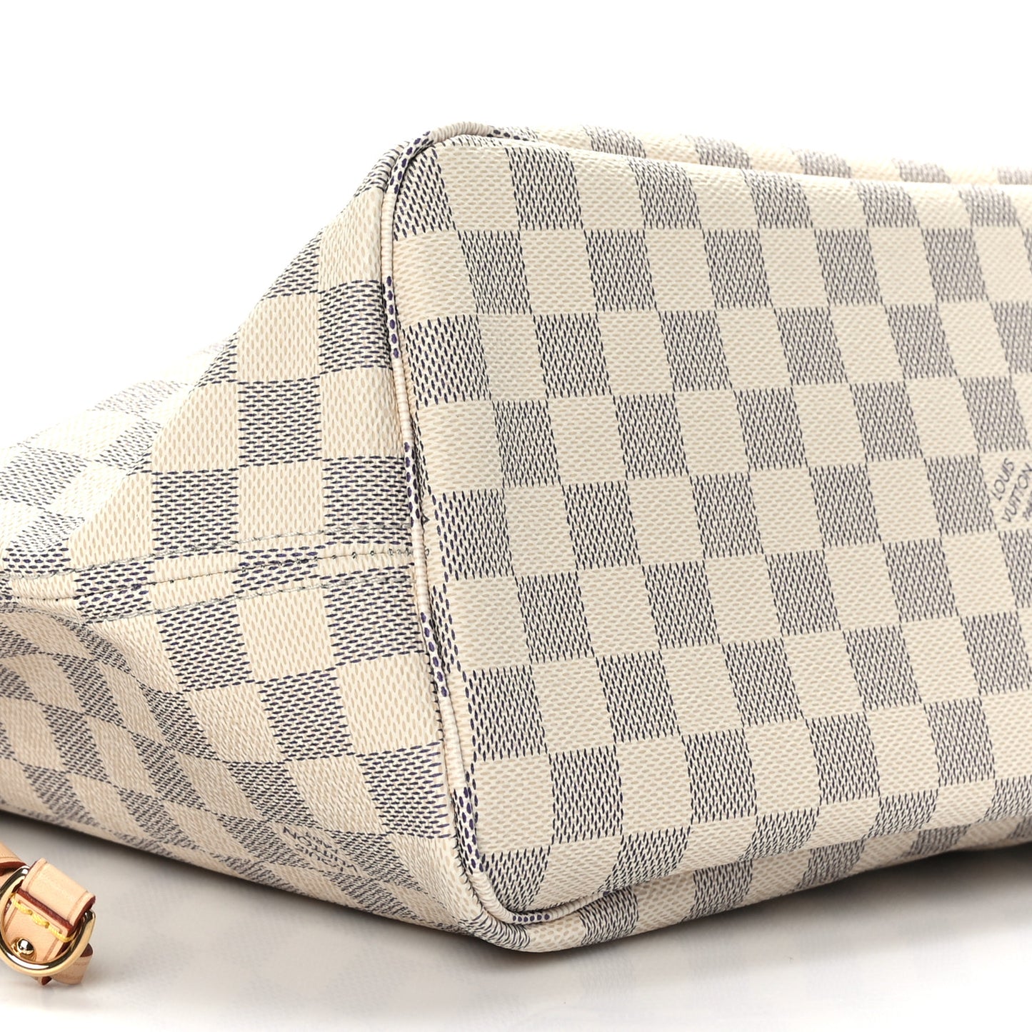 Damier Azur Neo Neverfull MM Rose Ballerine