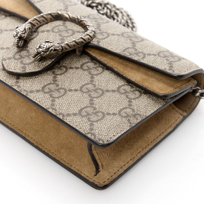 Gucci GG Supreme Monogram Super Mini Dionysus Shoulder Bag Taupe 10 of 12