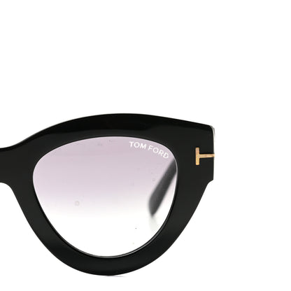 Tom Ford Slater Cat Eye Sunglasses TF658 Black 7 of 8