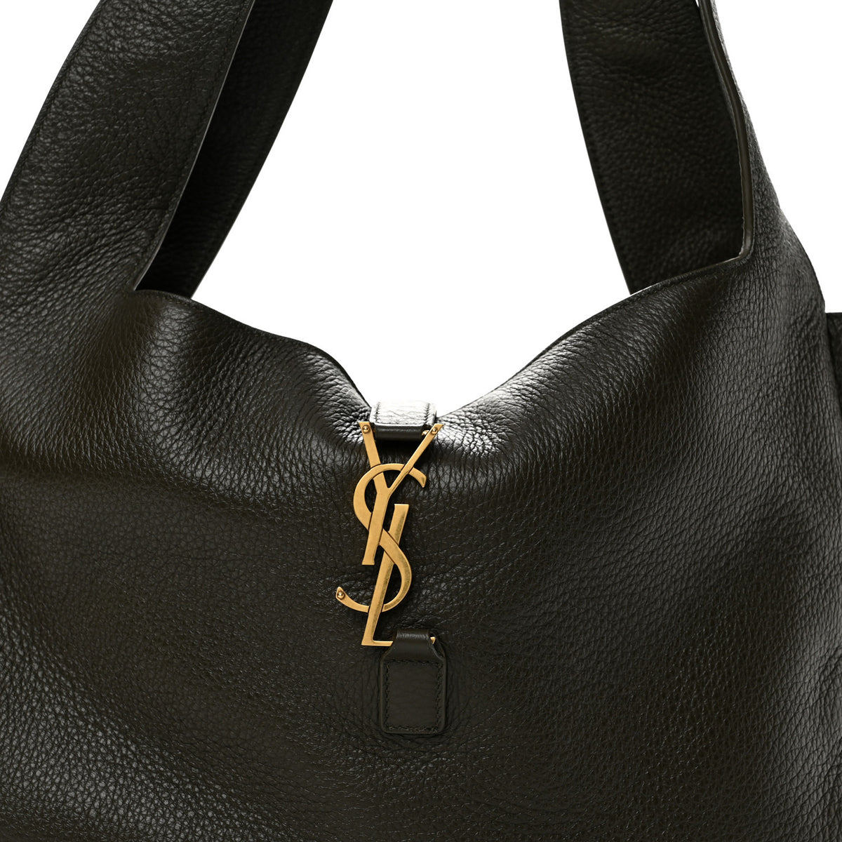 Saint Laurent Grained Deerskin Bea Tote Light Musk 8 of 12