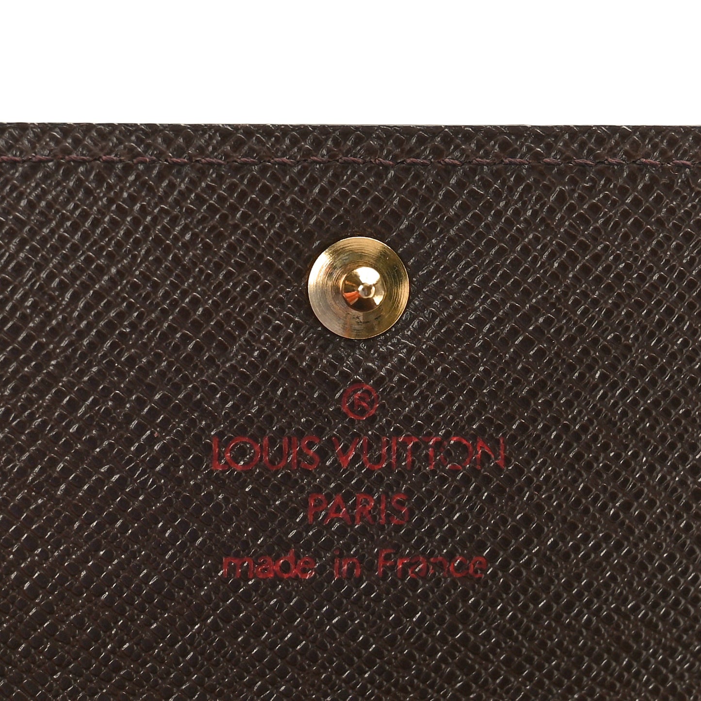 Damier Ebene Porte-Monnaie Plat Coin Purse