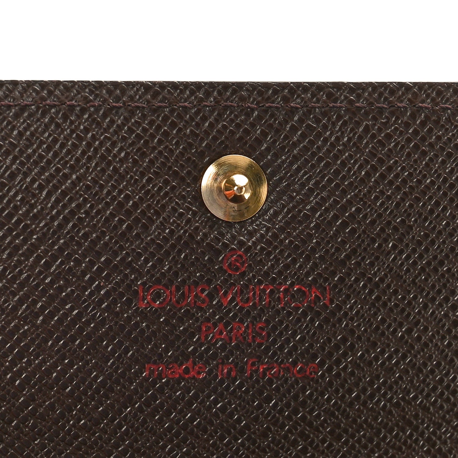 Louis Vuitton Damier Ebene Porte-Monnaie Plat Coin Purse 6 of 10