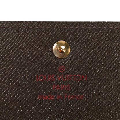 Louis Vuitton Damier Ebene Porte-Monnaie Plat Coin Purse 6 of 10