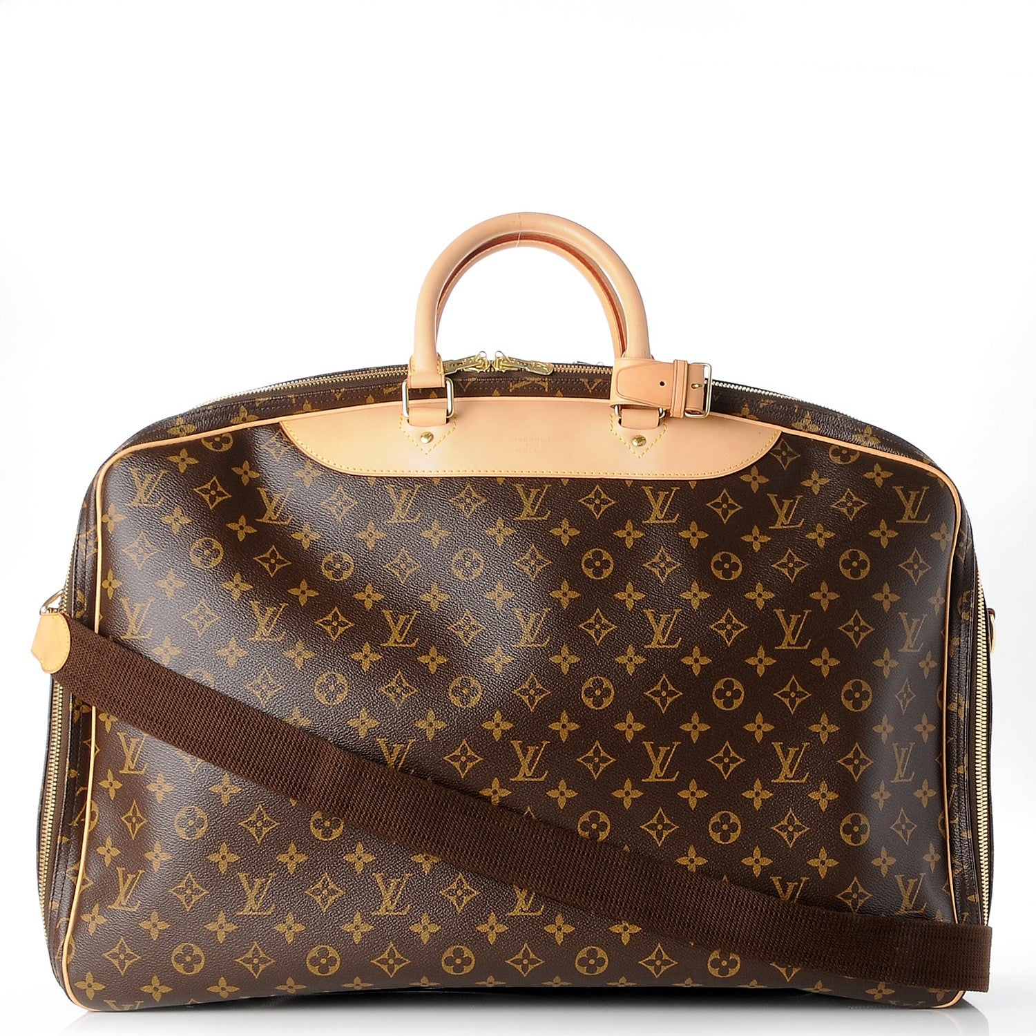 Louis Vuitton Monogram Alize 2 Compartment Luggage Travel Bag 1 of 9