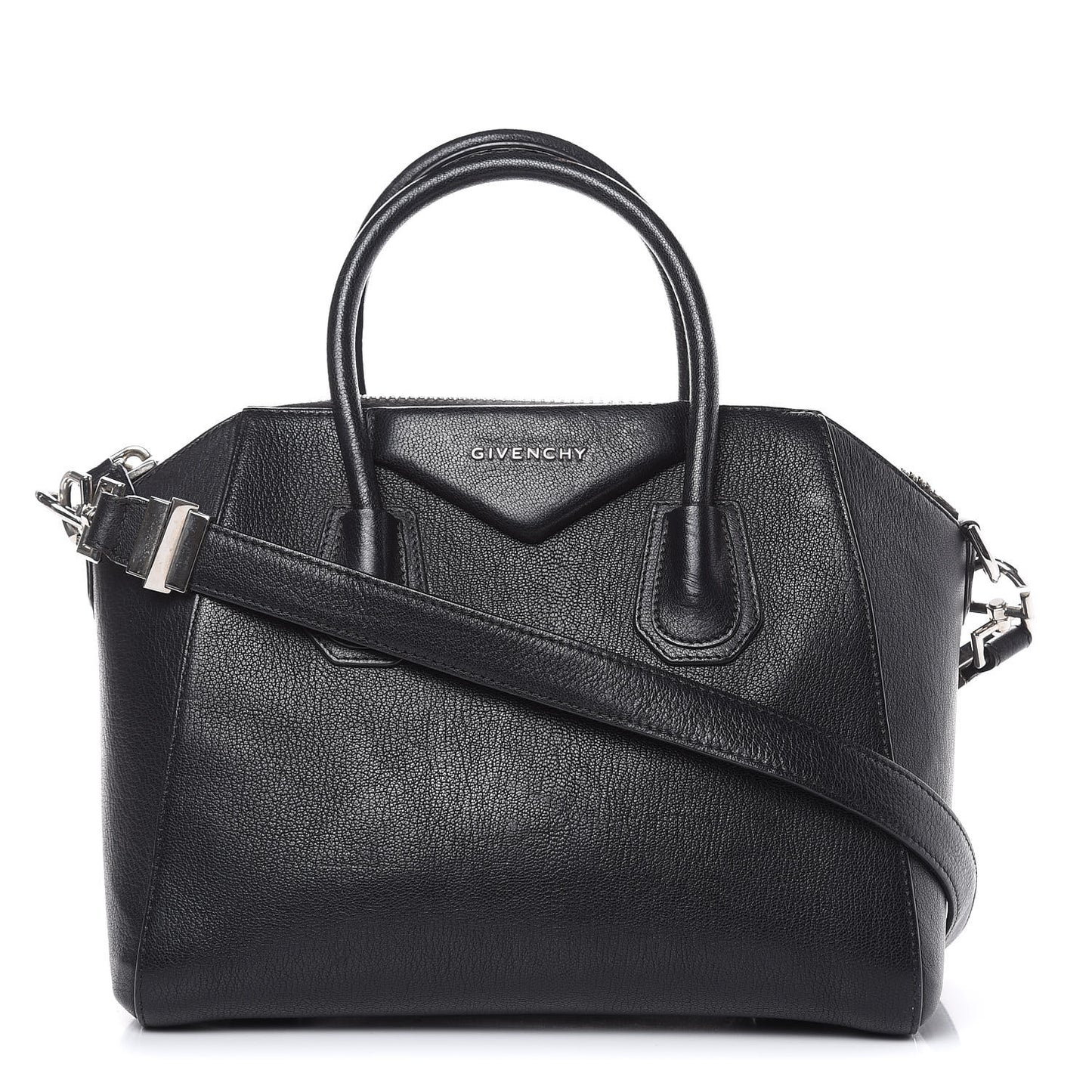 Sugar Goatskin Small Antigona Black