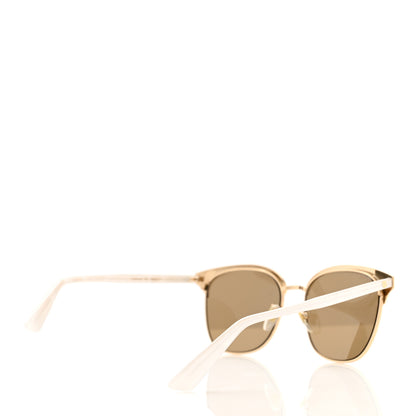 Gucci Round Metal Sunglasses GG0244S Gold 4 of 7