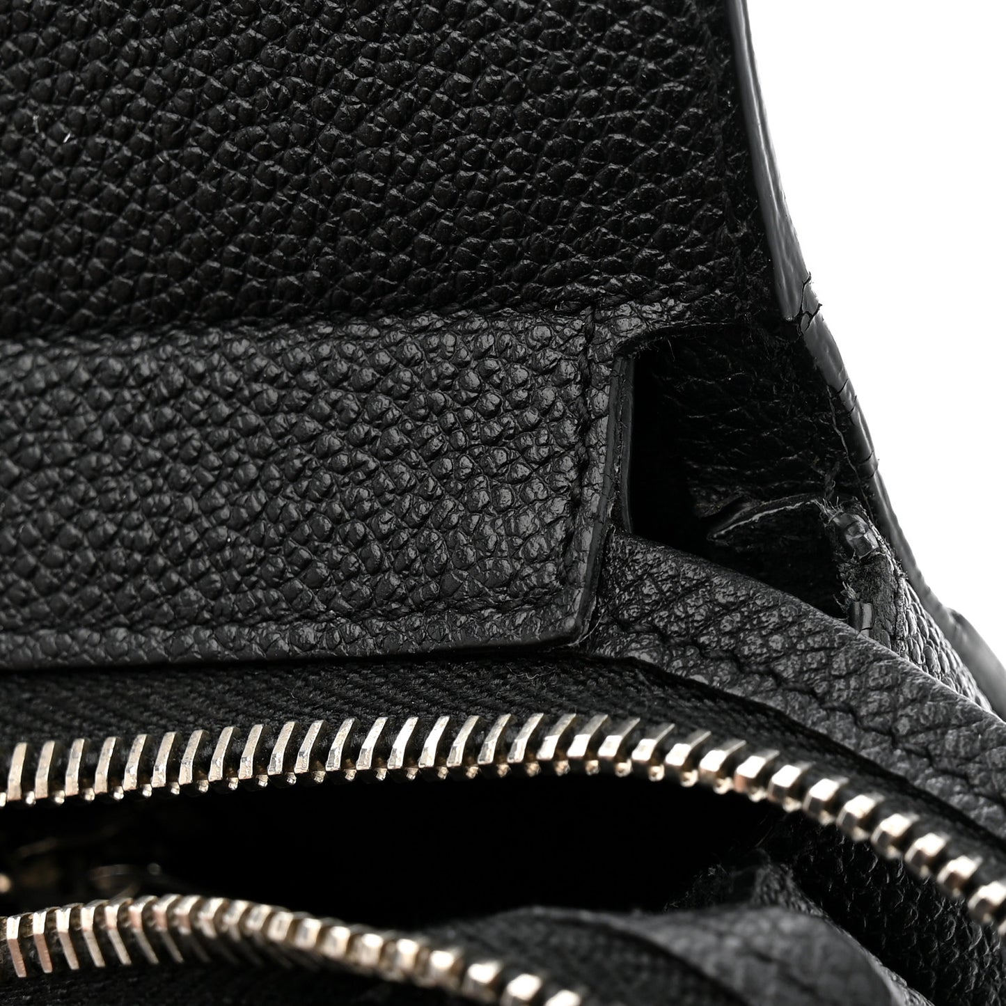 Grained Calfskin Medium Cabas Rive Gauche Black