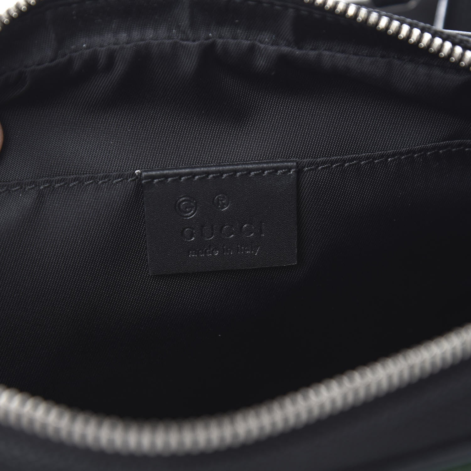 Gucci Canvas Web Slim Belt Bag Black 5 of 9