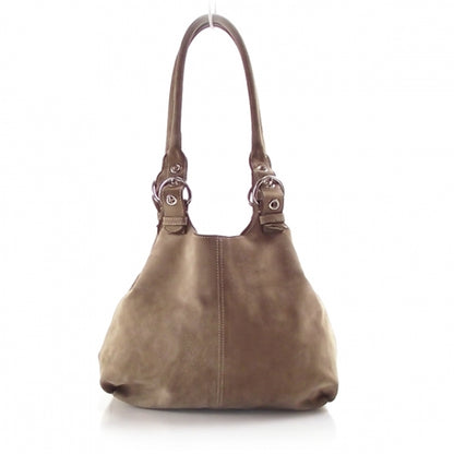 Prada Suede Tote Beige 1 of 11