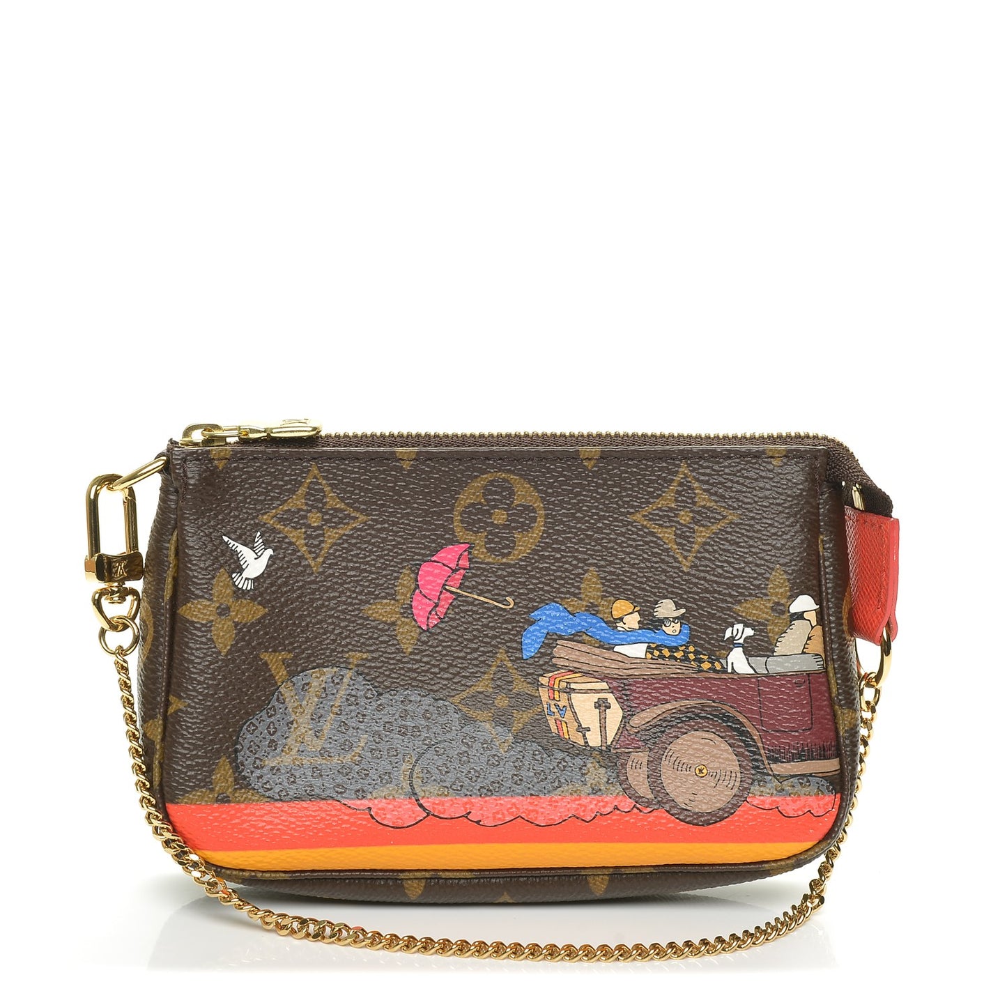 Monogram 2015 Christmas Animation Mini Pochette Accessories