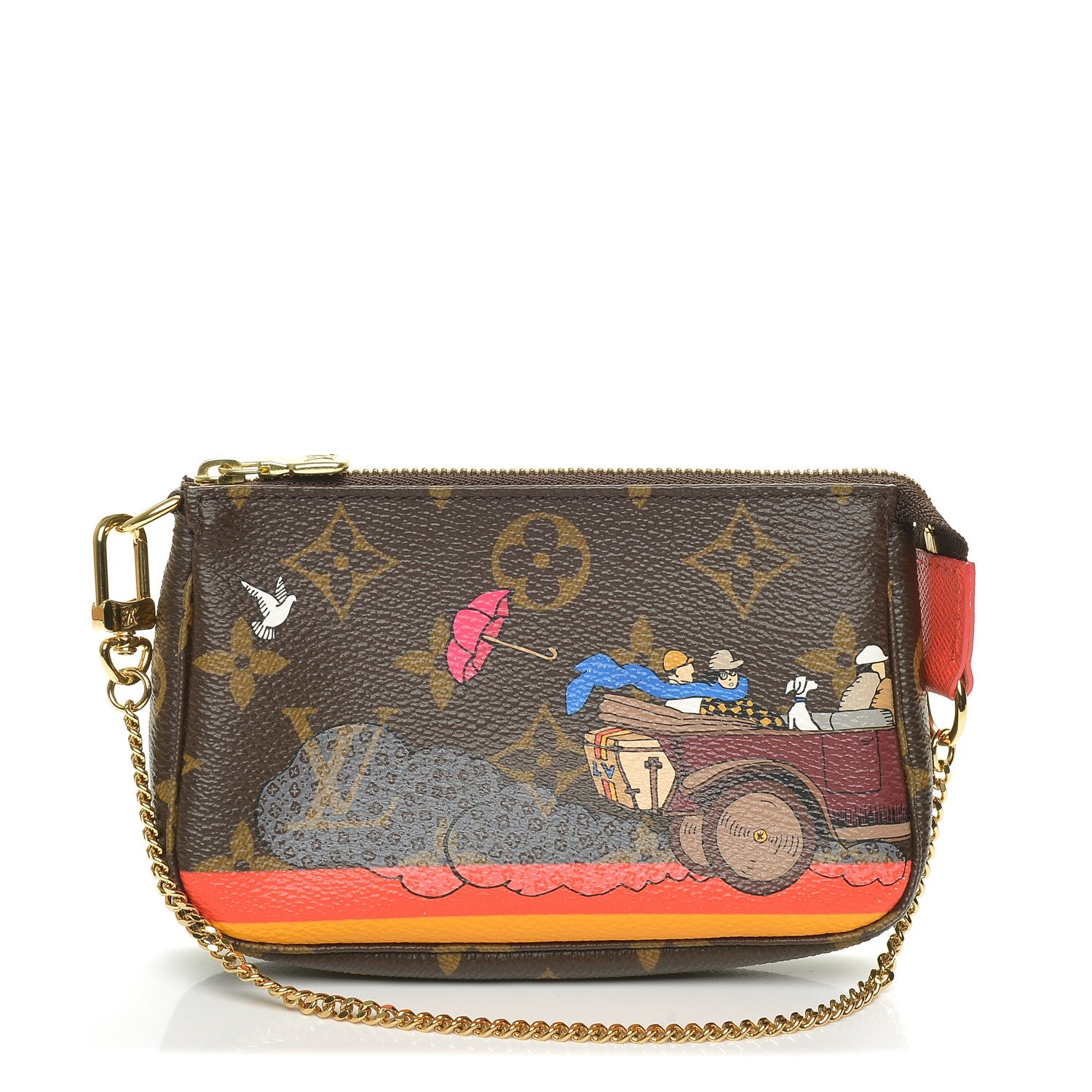 Louis Vuitton Monogram 2015 Christmas Animation Mini Pochette Accessories 1 of 6