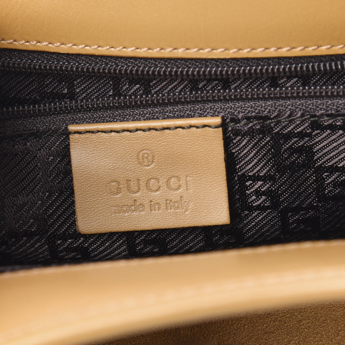 Gucci Suede Bardot Shoulder Bag Brown 5 of 9