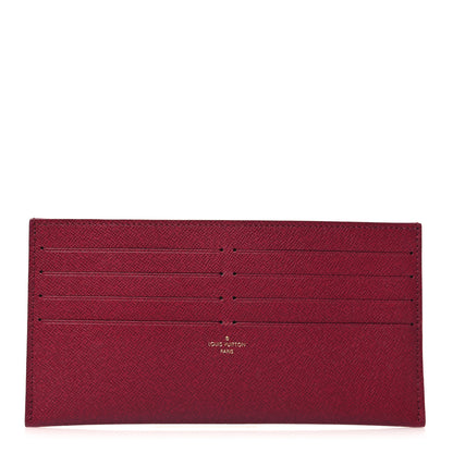 Louis Vuitton Calfskin Felicie Card Holder Insert Fuchsia 1 of 6