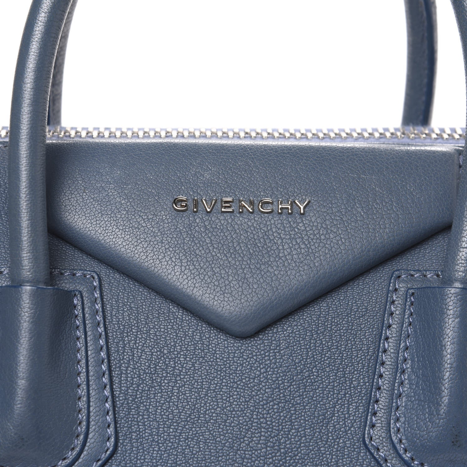 Givenchy Sugar Goatskin Medium Antigona Mineral Blue 9 of 20