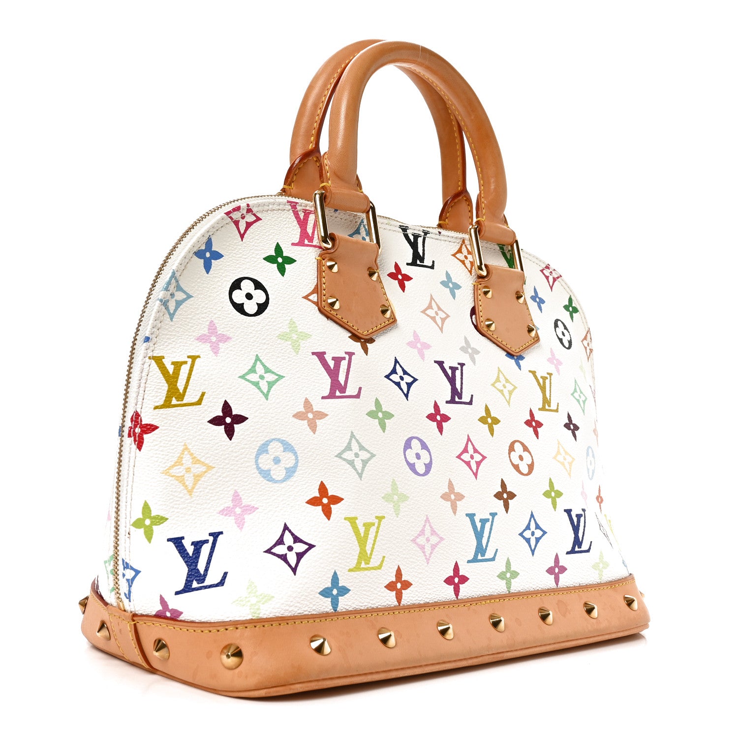 Louis Vuitton Monogram Multicolor Alma White 3 of 9