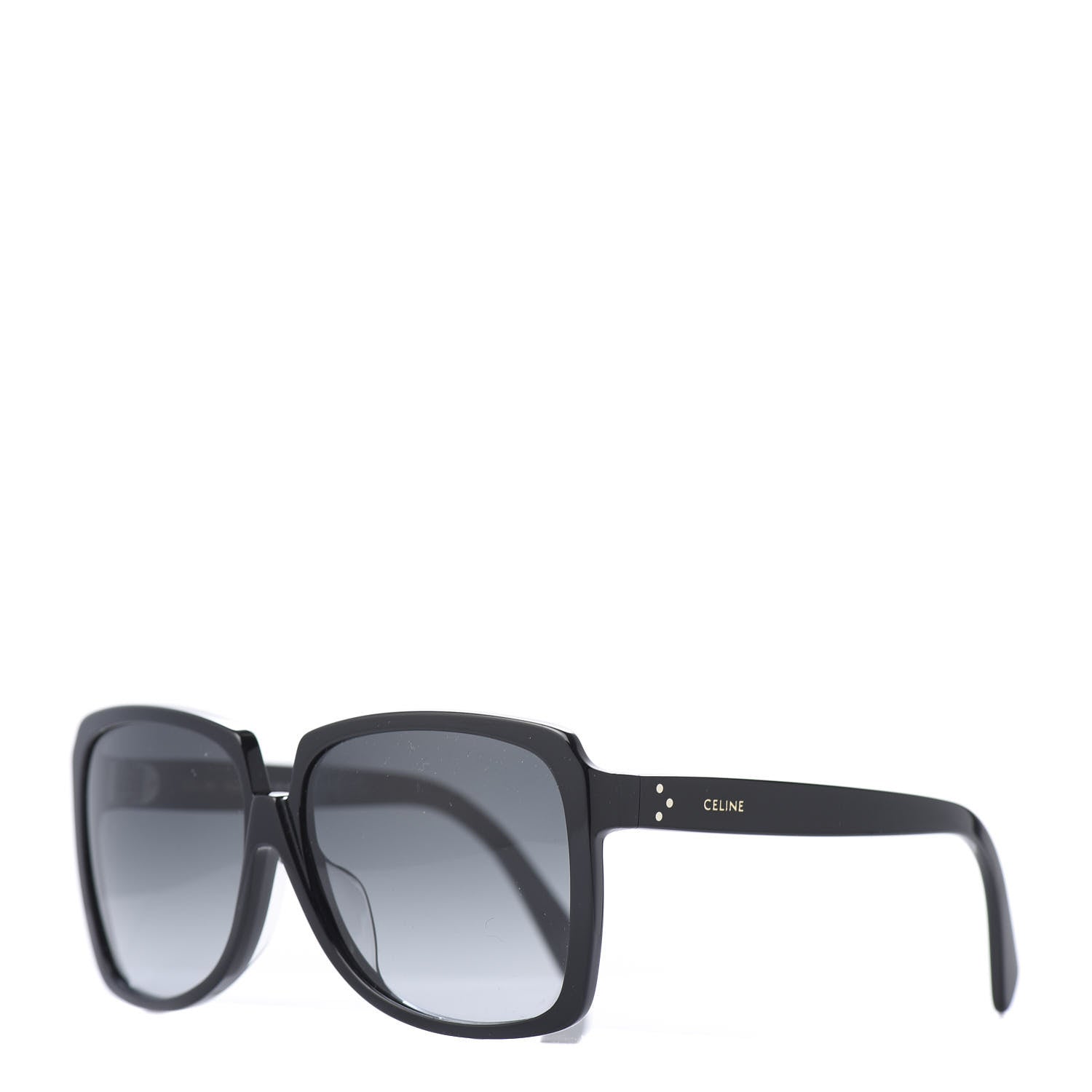 Celine Oversized Square Acetate Sunglasses CL40146F Black 1 of 7