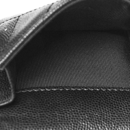 Chanel Caviar Quilted Compact Flap Wallet Black 6 of 9