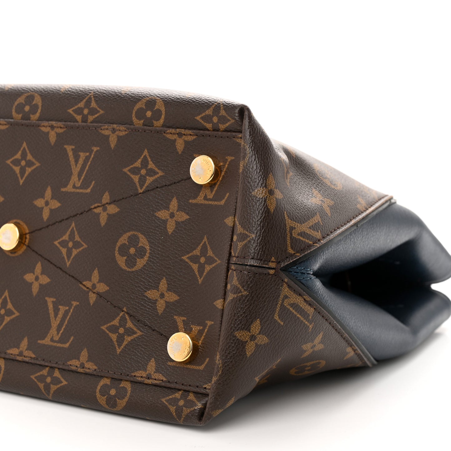 Ostrich Lizard Majestueux Tote MM Navy