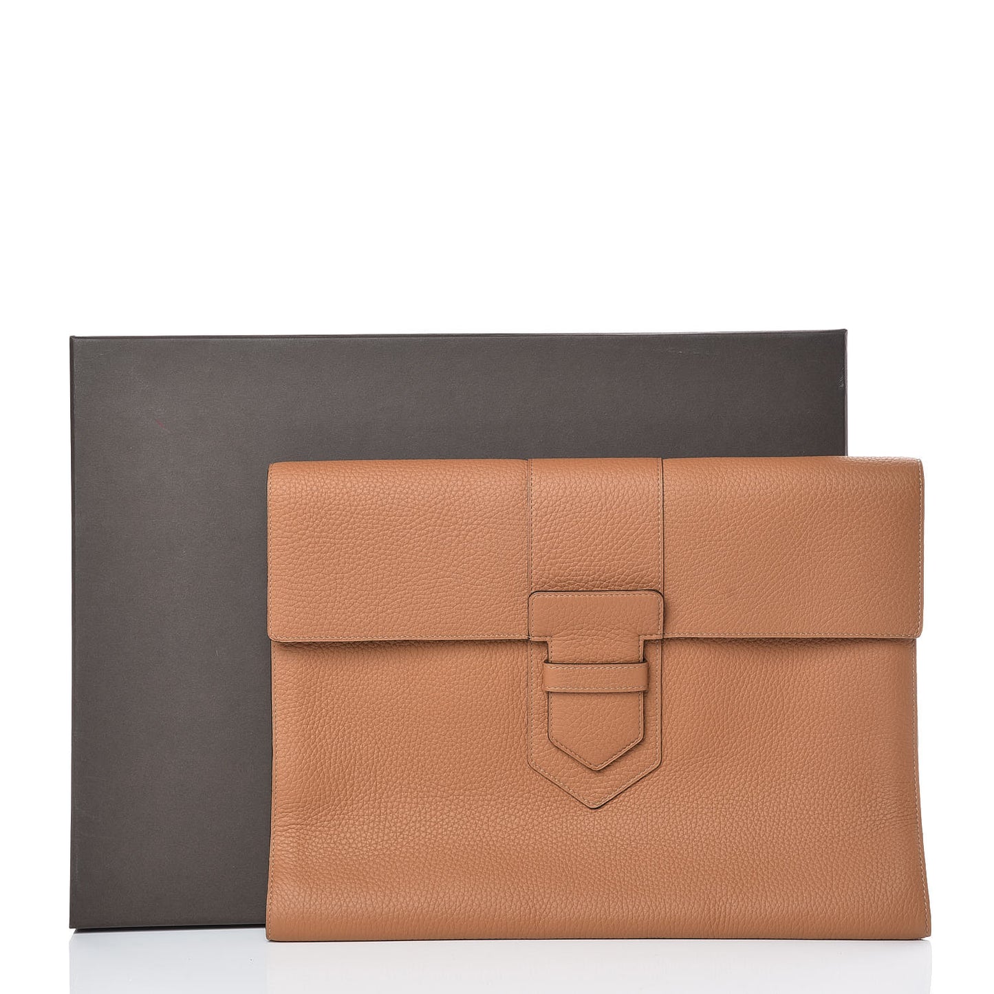 Taurillon Crispe Presse A4 Pouch Vegetal