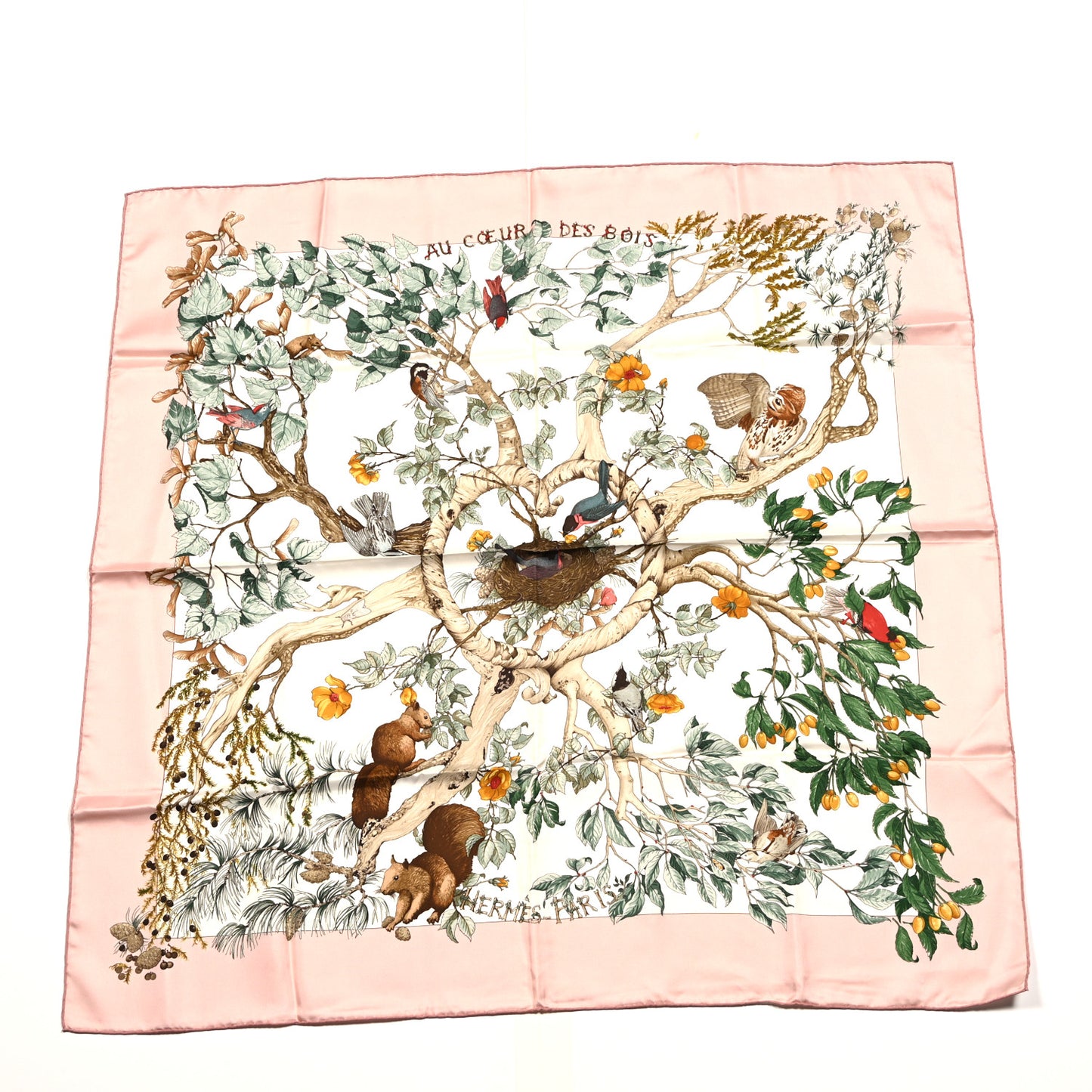 Silk Au Coeur Des Bois Scarf 90