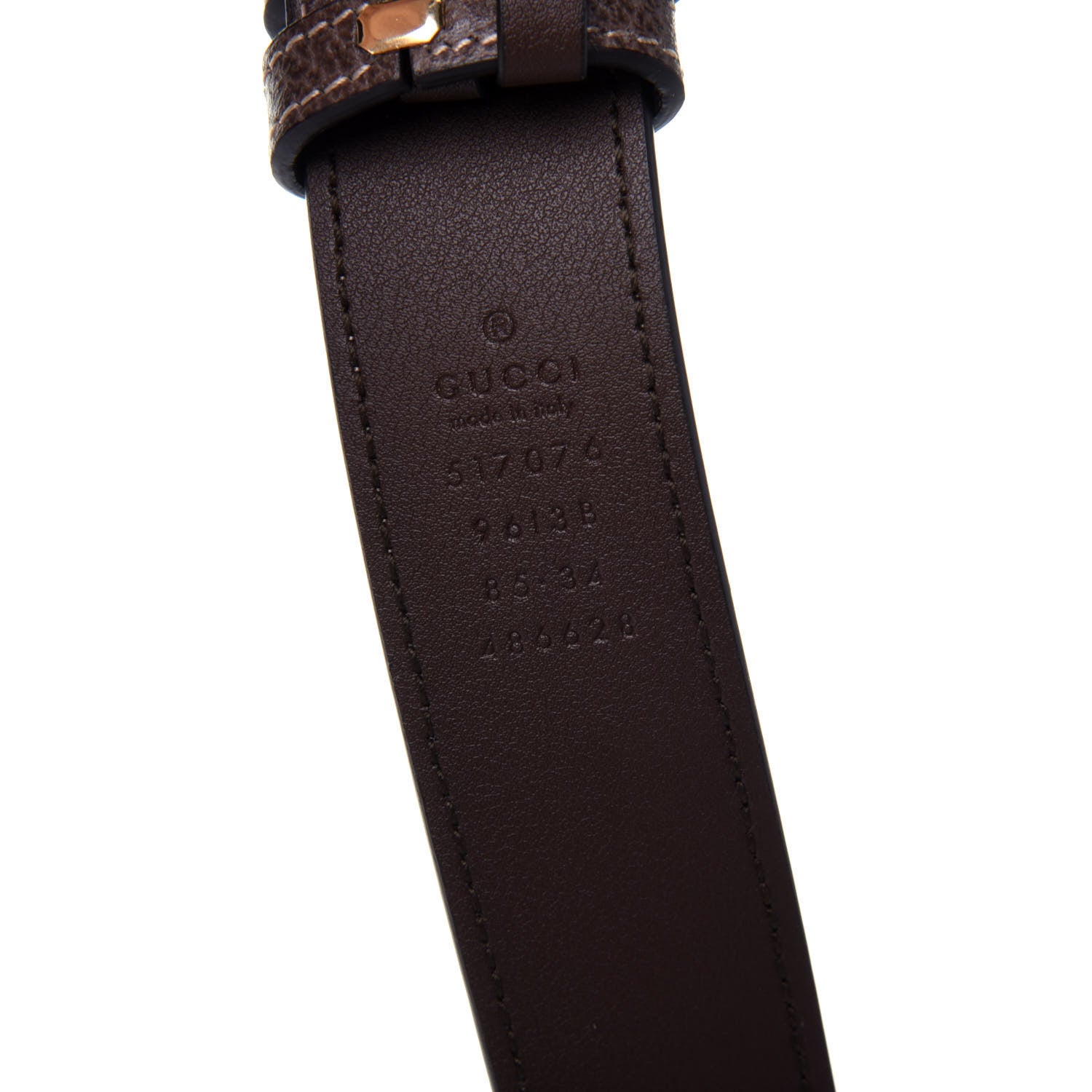 Gucci GG Supreme Monogram Web Small Ophidia Belt Bag 85 34 Dark Brown 5 of 5