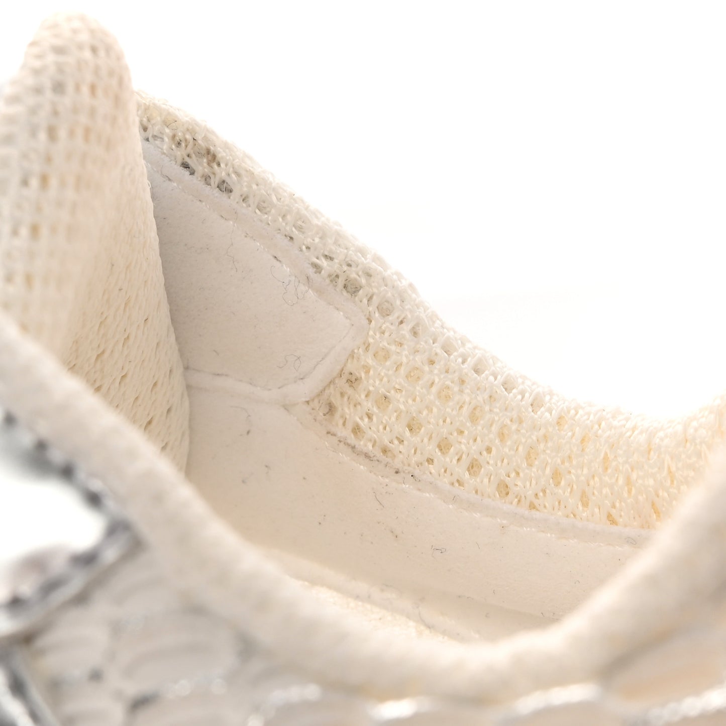 Matte Technical Fabric Mesh Dior Vibe Sneakers 36 White Silver