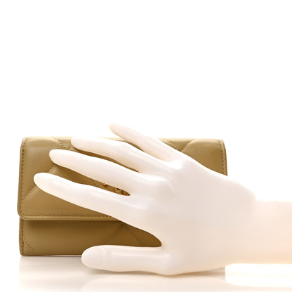 Chanel Lambskin Quilted Chanel 19 Flap Wallet Light Green 2 of 7