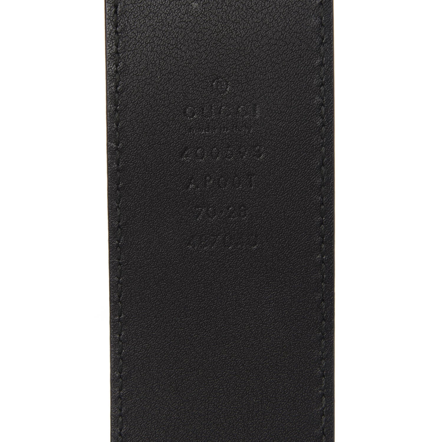 Gucci Calfskin Double G 40mm Belt 70 28 Black 4 of 6